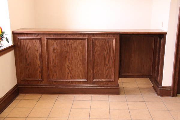 welcome area cabinet